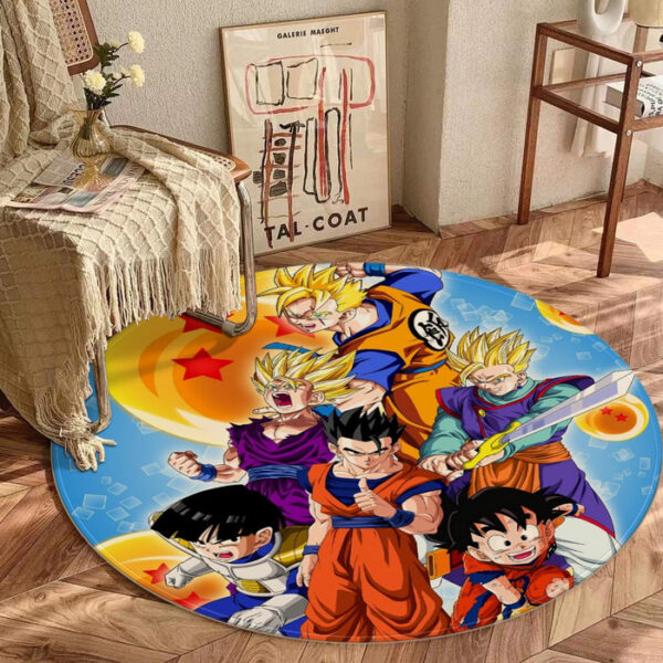 Son Gohan Evolution Dragon Ball Z round mat