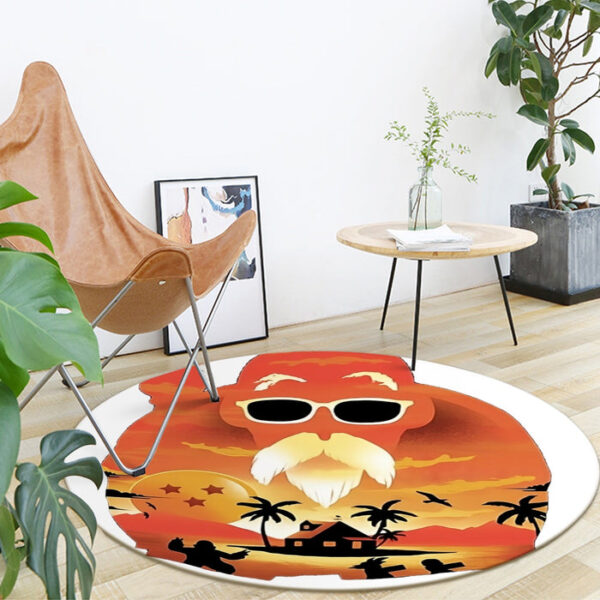 Master Roshi Sunset round mat