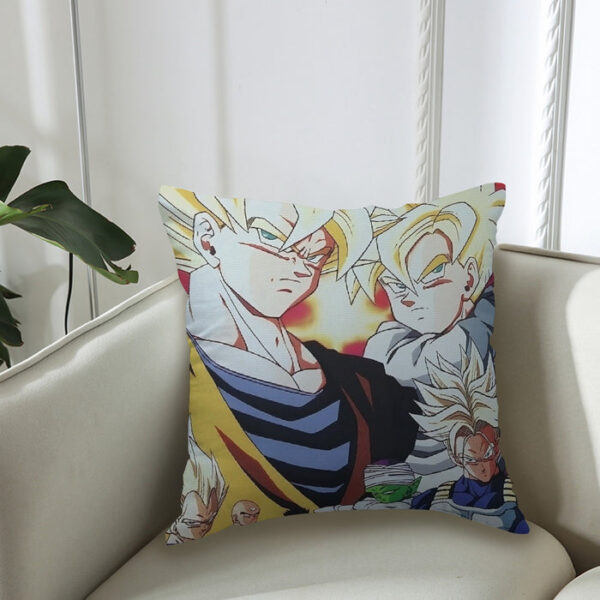 Dragon Ball Z Angry Super Saiyan Fighters Couch Pillowcase