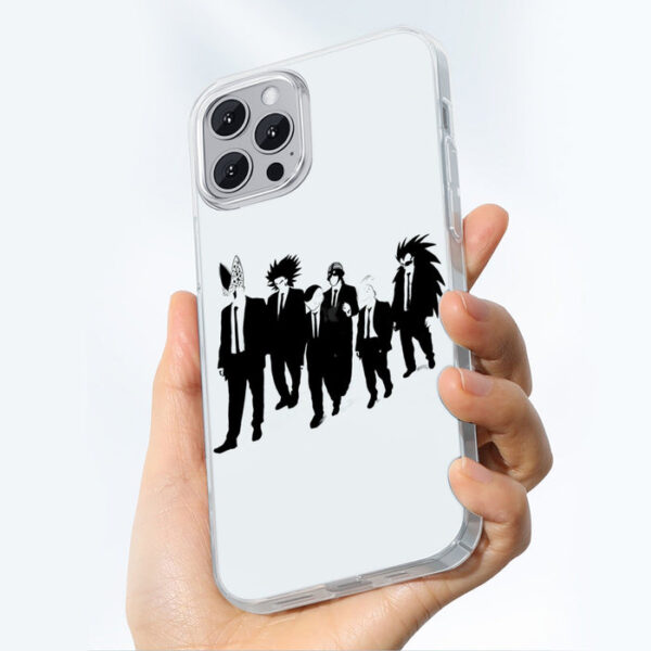 Dragon Ball Characters With Reservoir Dogs Movie Pose iPhone 13 Case