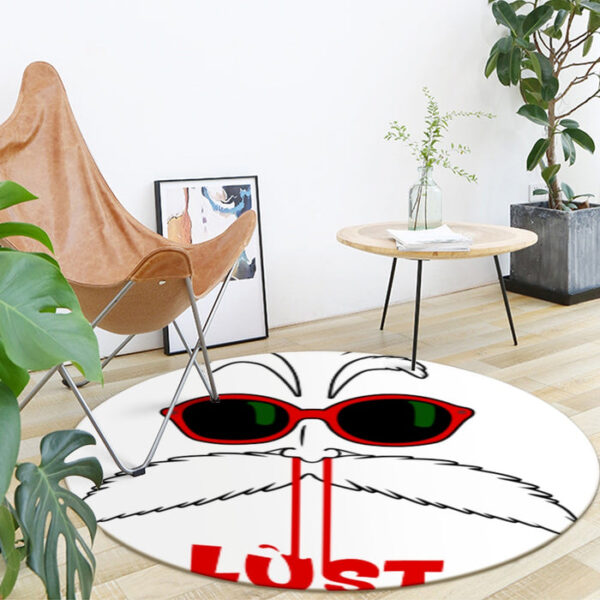 Master Roshi Funny Print round mat