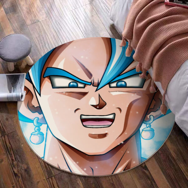 Dragon Ball Vegito Portrait Full Print Cool Design round mat