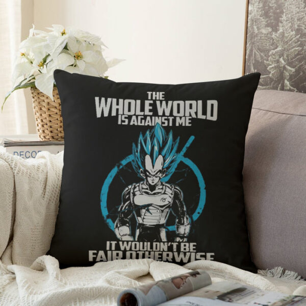 Dragon Ball Super SSGSS Vegeta Whis Symbol Couch Pillowcase