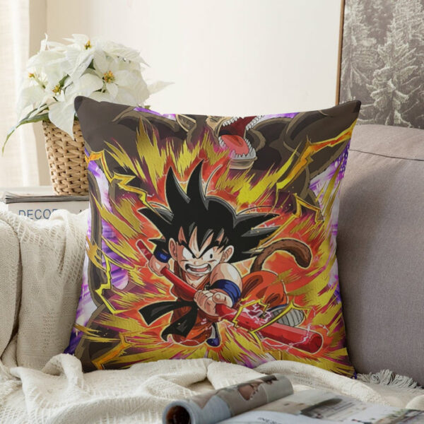 Great Ape Monkey Warrior Angry Kid Goku Fighting 3D Couch Pillowcase