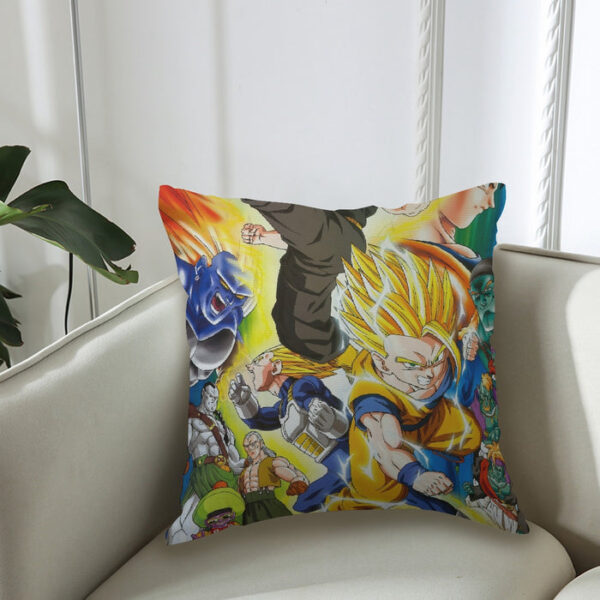 Dragon Ball Gohan Kid Super Saiyan Villain Vibrant Color Design Couch Pillowcase