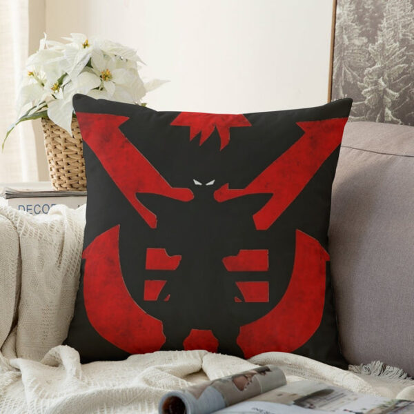 Dragon Ball Z Vegeta Shadow Cool Red Vegeta Symbol Couch Pillowcase