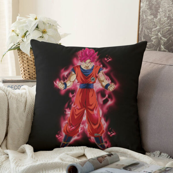 Dragon Ball Super Son Goku Red Kaioken Ultra Instinct Couch Pillowcase