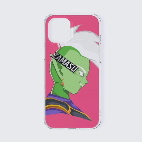 Dragon Ball Super Cool Grin Zamasu Potara Earring Pink iPhone 13 Case