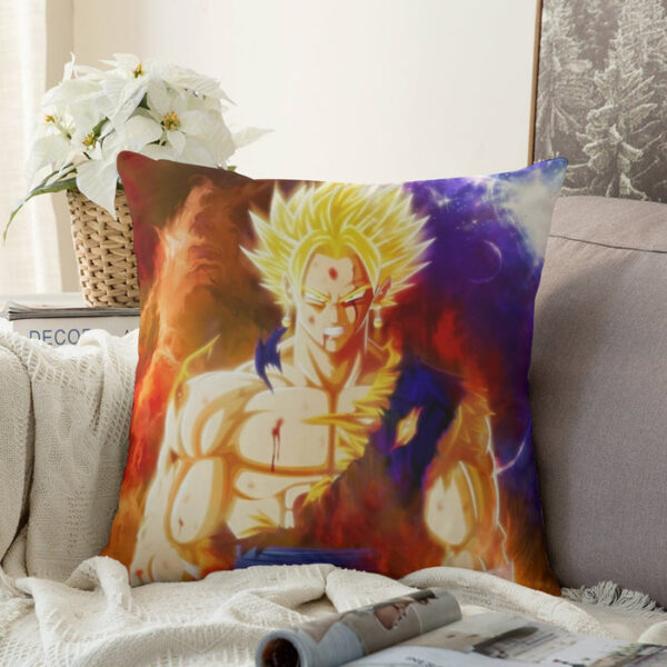 Dragon Ball Z Vegito Super Saiyan Angry Bruised Dope Couch Pillowcase