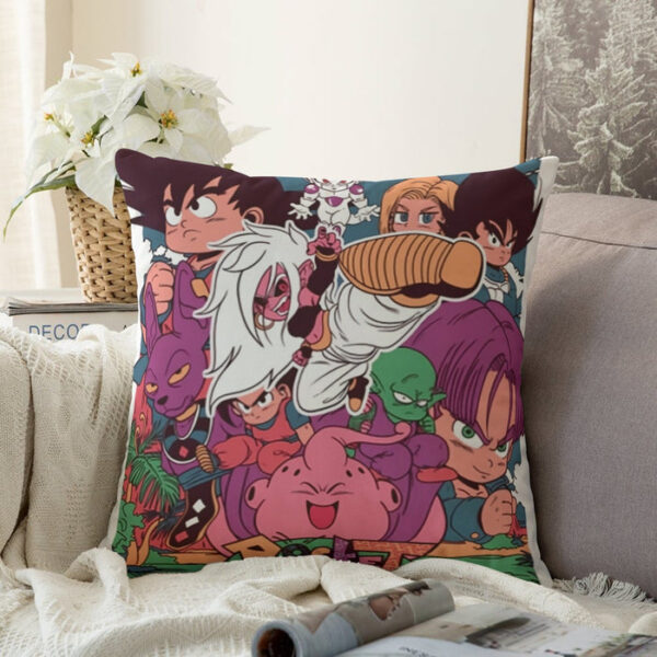 Kid Versions Of Dragon Ball Z Characters Couch Pillowcase