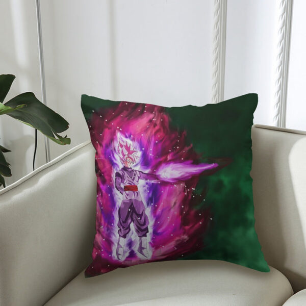 Goku Black Super Saiyan Rose Power Aura Streetwear Design Couch Pillowcase