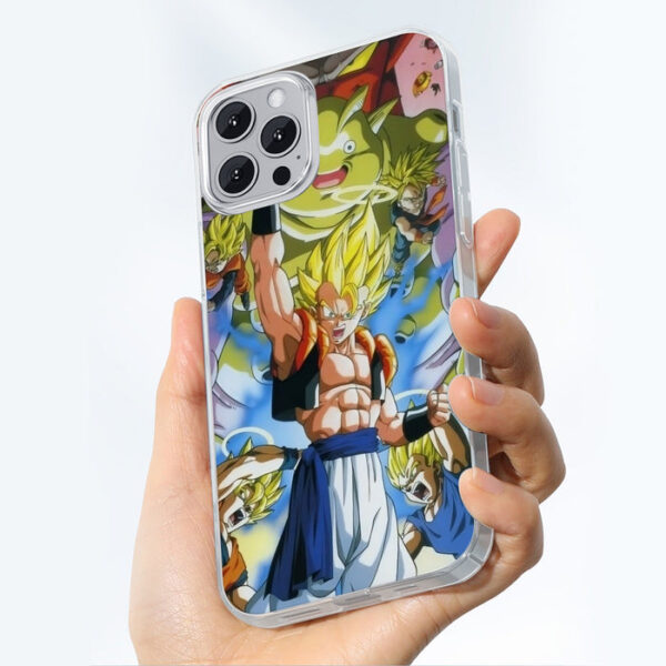 DBZ Goku Vegeta Fusion Saiyan Gogeta Colorful Design Streetwear iPhone 13 Case