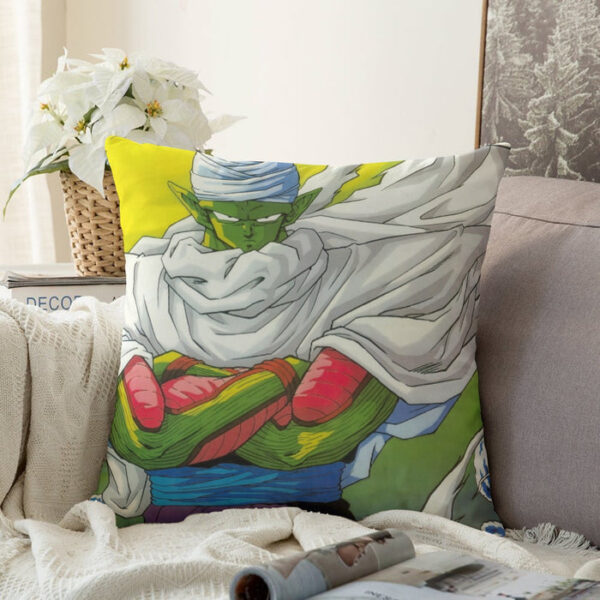 Dragon Ball Angry Piccolo Standing And Ready for Fighting Couch Pillowcase