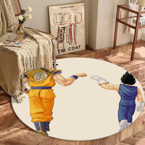 Dragon Ball Z Goku x Vegeta round mat