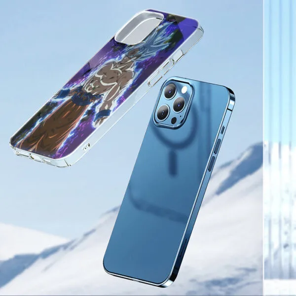 Dragon Ball Goku Ultra Instinct Power Up Vibrant 3D iPhone 13 Case