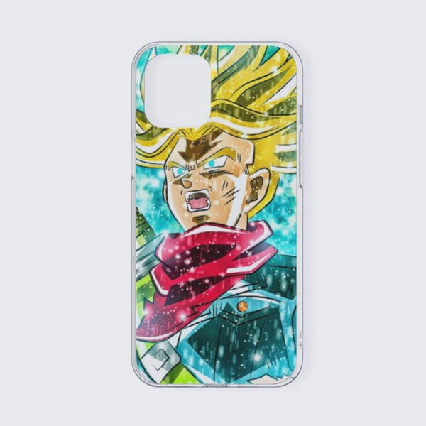 DBZ Trunks Super Saiyan Powerful Battle Ultimate Transformation Design iPhone 13 Case