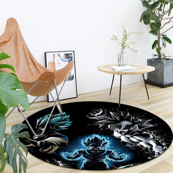 Dragon Ball Z SSGSS round mat