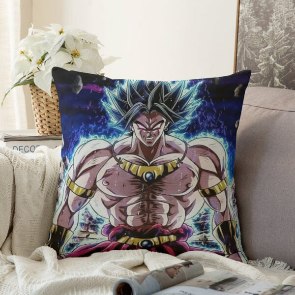 DBZ Legendary Super Saiyan Broly With Black Hair Couch Pillowcase