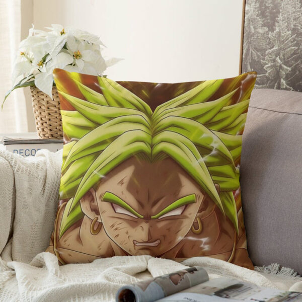 Dragon Ball Super Legendary Super Saiyan Broly White Eyes Custom Couch Pillowcase