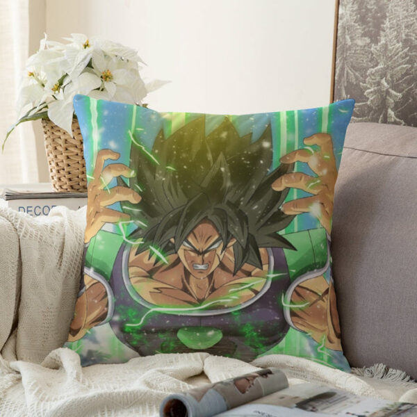 Dragon Ball Super Transforming Broly Couch Pillowcase