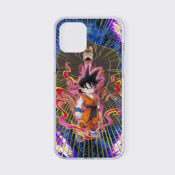 Great Ape Monkey Kid Goku Galaxy High-Quality Battle 3D iPhone 13 Case