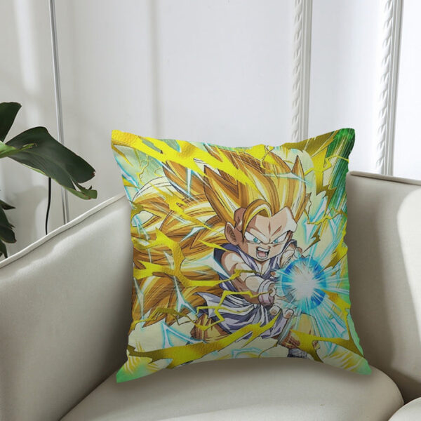 Dragon Ball Kid Goku SSJ3 Kamehameha Couch Pillowcase