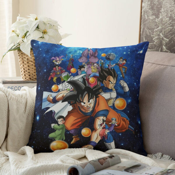 Dragon Ball Super Destruction Gods Goku Vegeta Couch Pillowcase