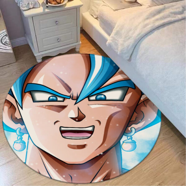 Dragon Ball Vegito Portrait Full Print Cool Design round mat