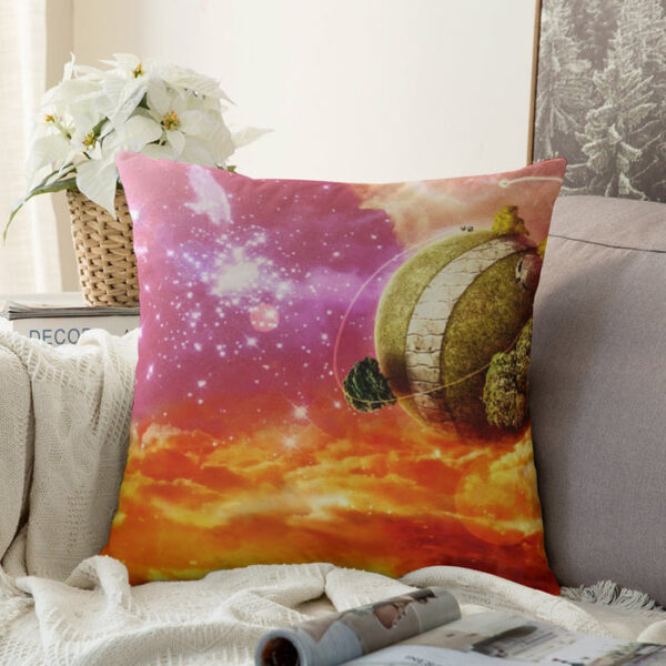 Dragon Ball Z Great King Kai Planet Cool Orange Couch Pillowcase