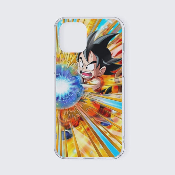 Dragon Ball Energy Kid Goku Blue Kamehameha iPhone 13 Case