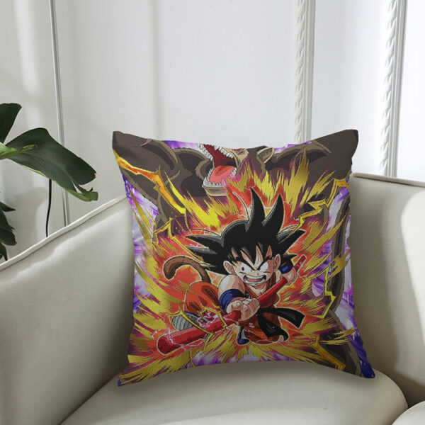 Great Ape Monkey Warrior Angry Kid Goku Fighting 3D Couch Pillowcase