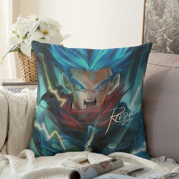 Dragon Ball Super Future Trunks Rage Couch Pillowcase