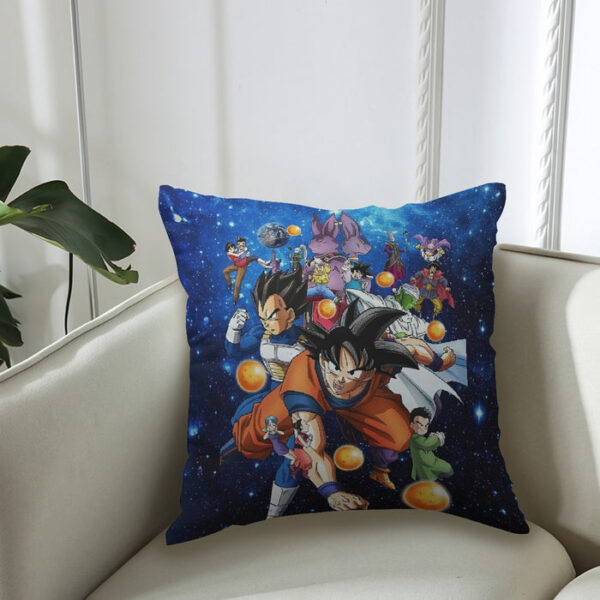 Dragon Ball Super Destruction Gods Goku Vegeta Couch Pillowcase