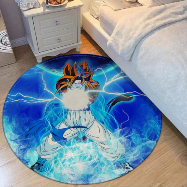 Dragon Ball Z Gogeta Super Saiyan 4 Unbelievable Power round mat