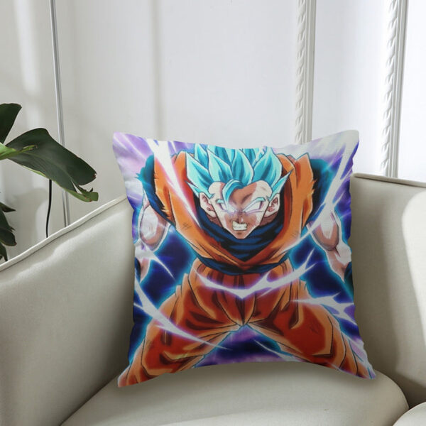 Dragon Ball Goku Blue Super Saiyan Epic Rage Casual Couch Pillowcase