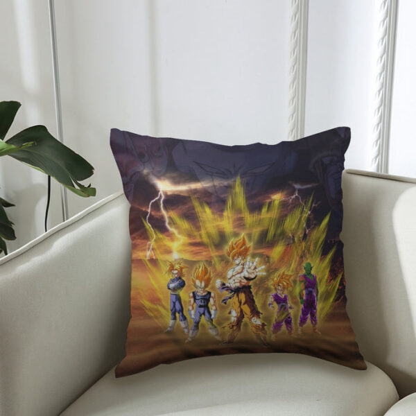 Piccolo Goku And Vegeta Dragon Ball Z Couch Pillowcase