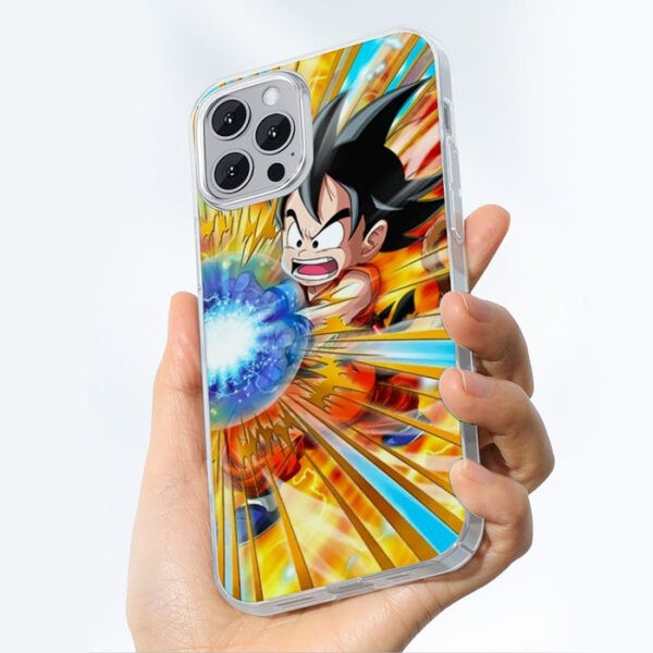 Dragon Ball Energy Kid Goku Blue Kamehameha iPhone 13 Case