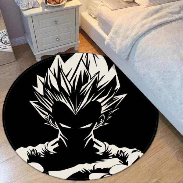 Dragon Ball Z Bad-Ass King Vegeta Graphic round mat