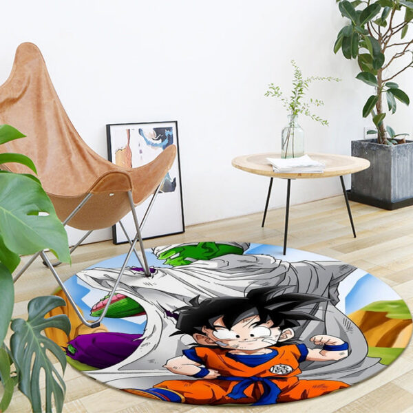 Dragon Ball Amazing Master Piccolo Train Strong Kid Gohan round mat