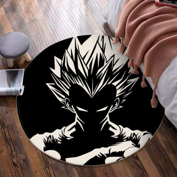 Dragon Ball Z Bad-Ass King Vegeta Graphic round mat