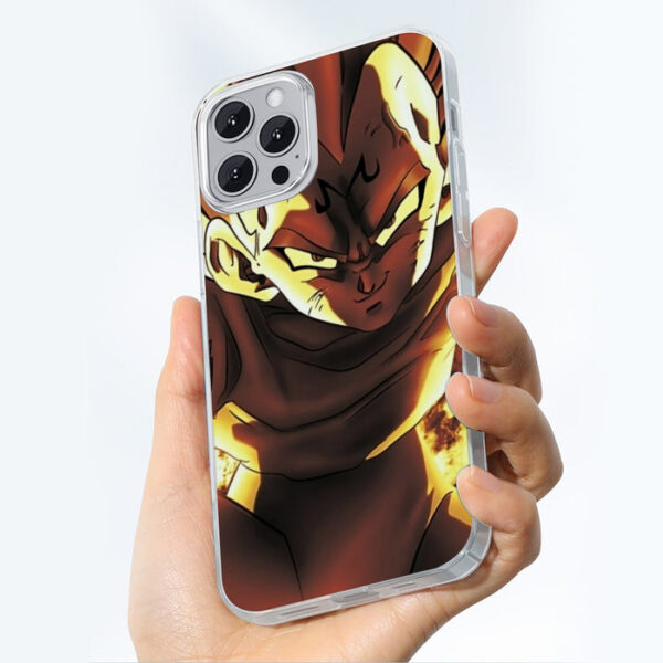 Dragon Ball Z Dope Majin Vegeta Grin Yellow Aura iPhone 13 Case