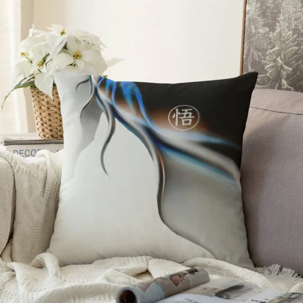 Goku Mastered Ultra Instinct Fire Couch Pillowcase