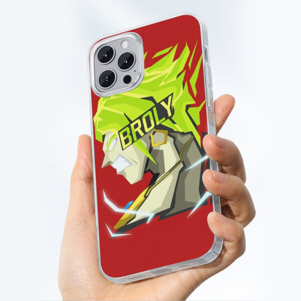 Dragon Ball Super Cool Legendary Broly Cool Vector Art iPhone 13 Case