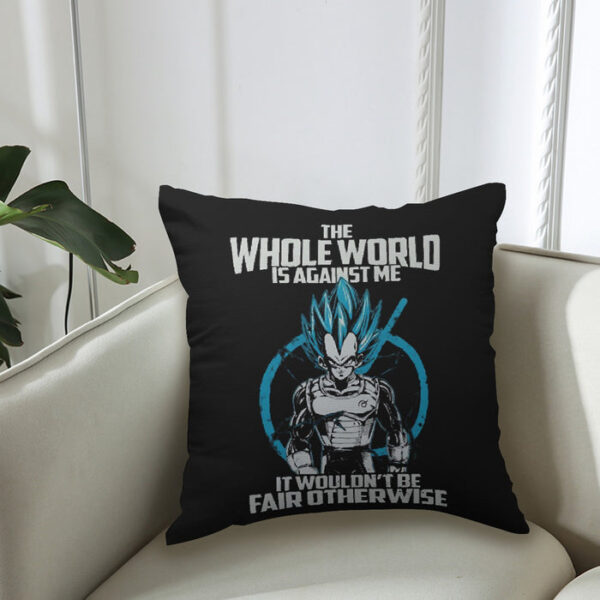 Dragon Ball Super SSGSS Vegeta Whis Symbol Couch Pillowcase