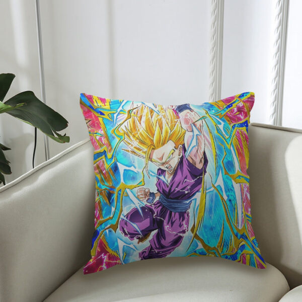 Teen Gohan Dragon Ball Full Tilt Kamehameha Super Saiyan 2 Couch Pillowcase