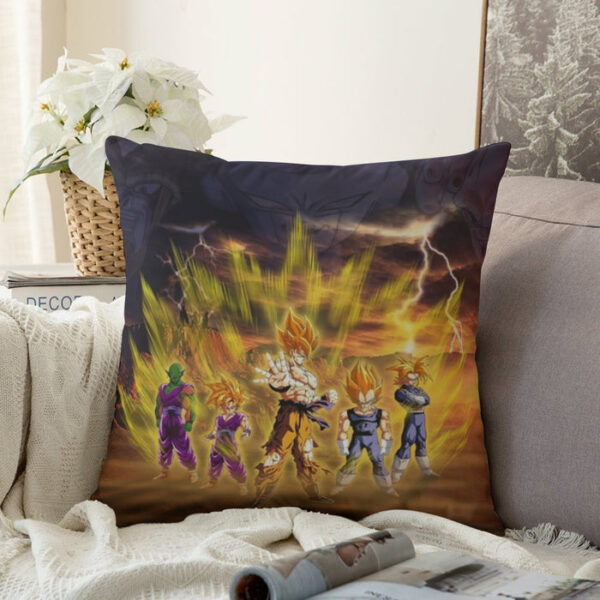 Piccolo Goku And Vegeta Dragon Ball Z Couch Pillowcase