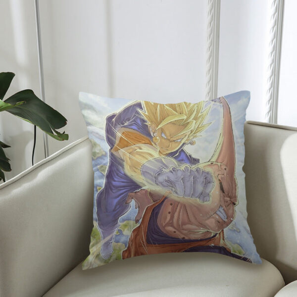 Dragon Ball Z Vegito Punching Super Buu Couch Pillowcase