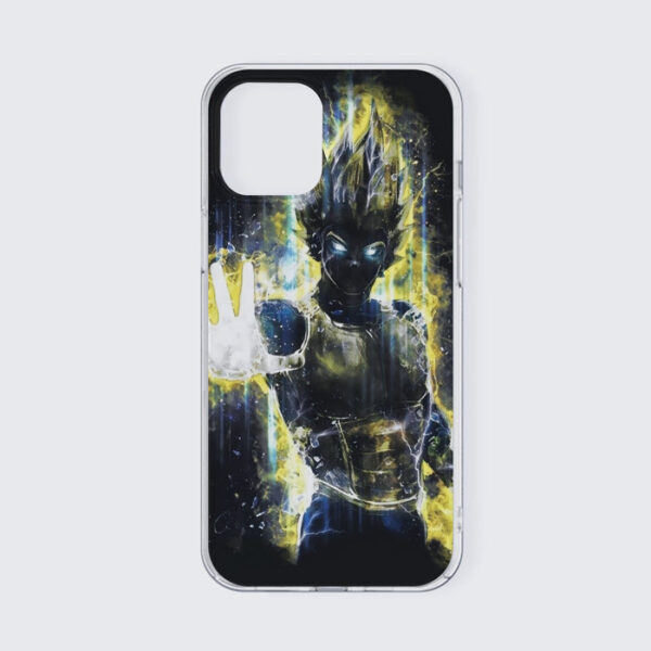 Dragon Ball Z Super Saiyan Vegeta Yellow Aura Epic iPhone 13 Case