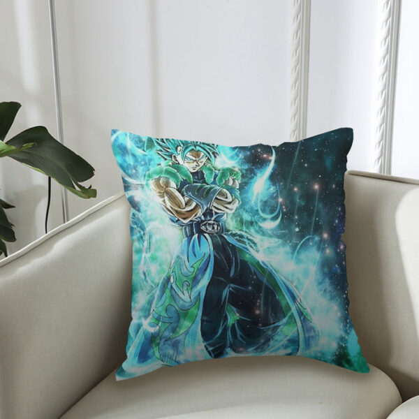 Dragon Ball Gogito 2 Blue Super Saiyan Kaioken Cool Couch Pillowcase