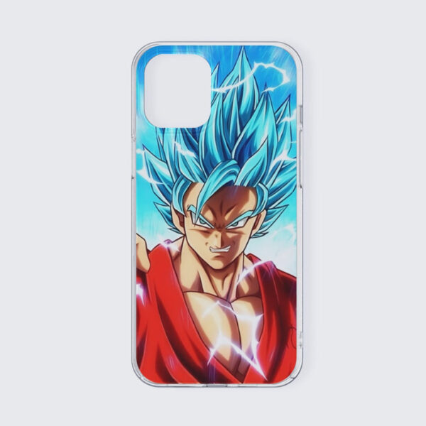 Dragon Ball Super Shirt  Goku Blue Lightning SSGSS Design iPhone 13 Case